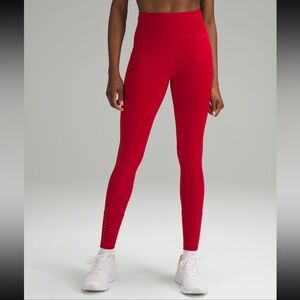 LULULEMON - Swift Speed High Rise Tight- Dark Red - SIZE 6 - 28” Length